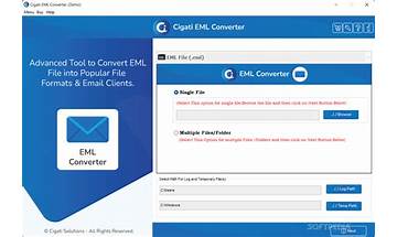 Cigati MSG to EML Converter for Windows - Download it from Habererciyes for free